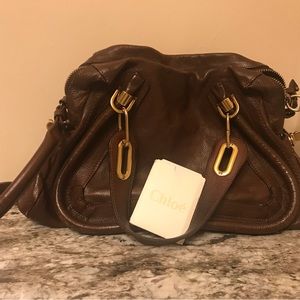Warm Brown Chloé Paraty bag - including authentication card and dust bag 💼